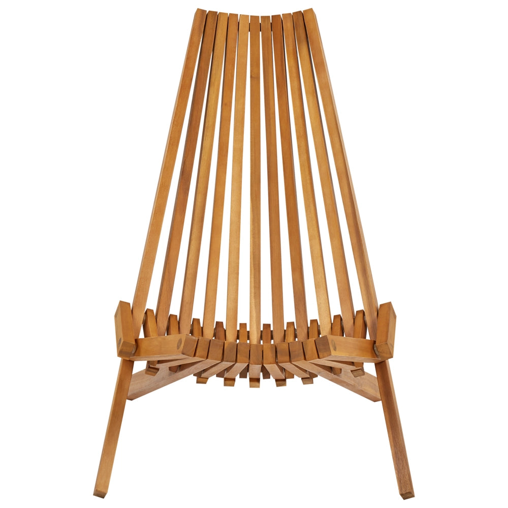 Set da bistrot 3 pezzi Acacia massiccia chiara 2 sedie pieghevoli e tavolo da tè Design a doghe