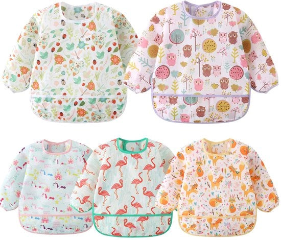 Set di 5 copri lettini con maniglie per bambini Copri lettini impermeabili e lavabili con maniglie per bambini dai 6 ai 30 mesi