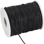 Corda di cotone per decorazioni - Nero - 100 Yard - Progetto di fai da te - Ideale per lavori creativi