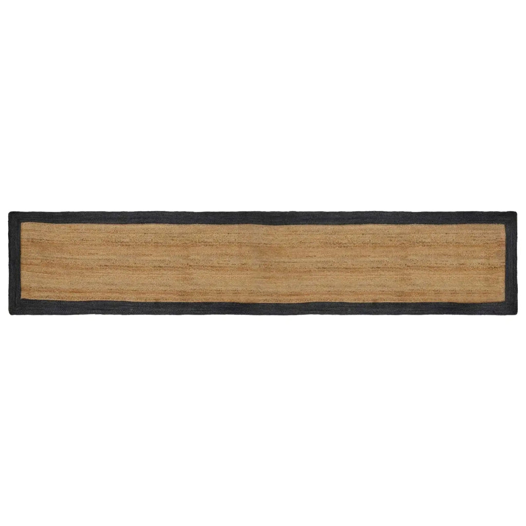 Tappeti per area Naturale e Grigio Scuro 60 x 400 cm Juta 42010683