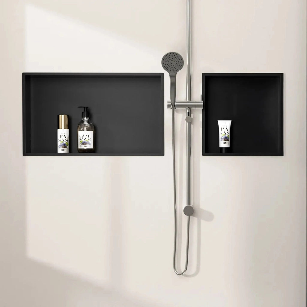 Mensola Bagno 30x30 Black Mat