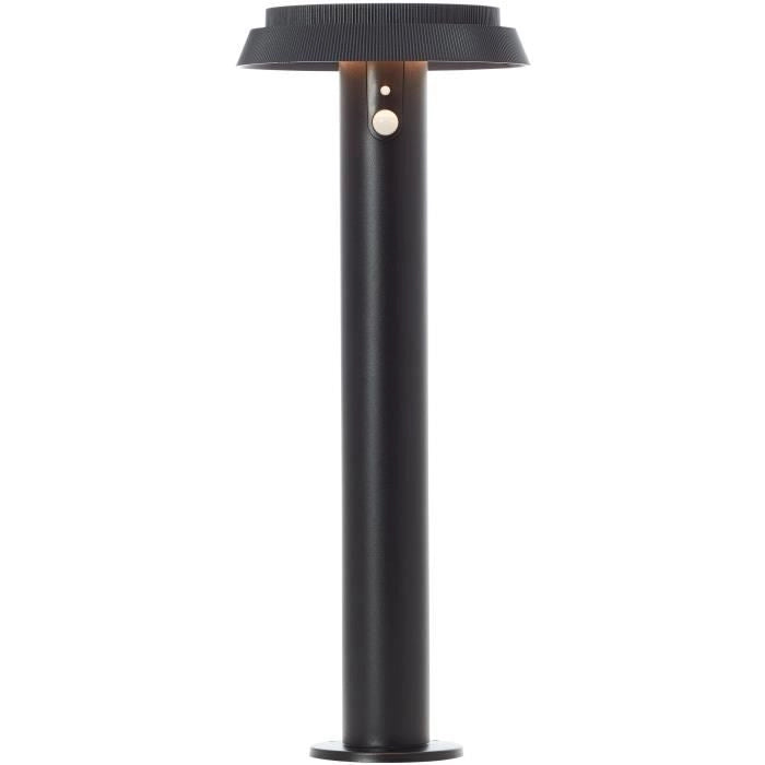 Terminale da esterno - BRILLIANT - ALVERO - LED e solare - Rilevatore di movimento - Metallo e plastica - 4 W - Nero