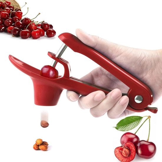 Ontpittore di ciliegie - Acciaio inossidabile e silice - Utensili da cucina