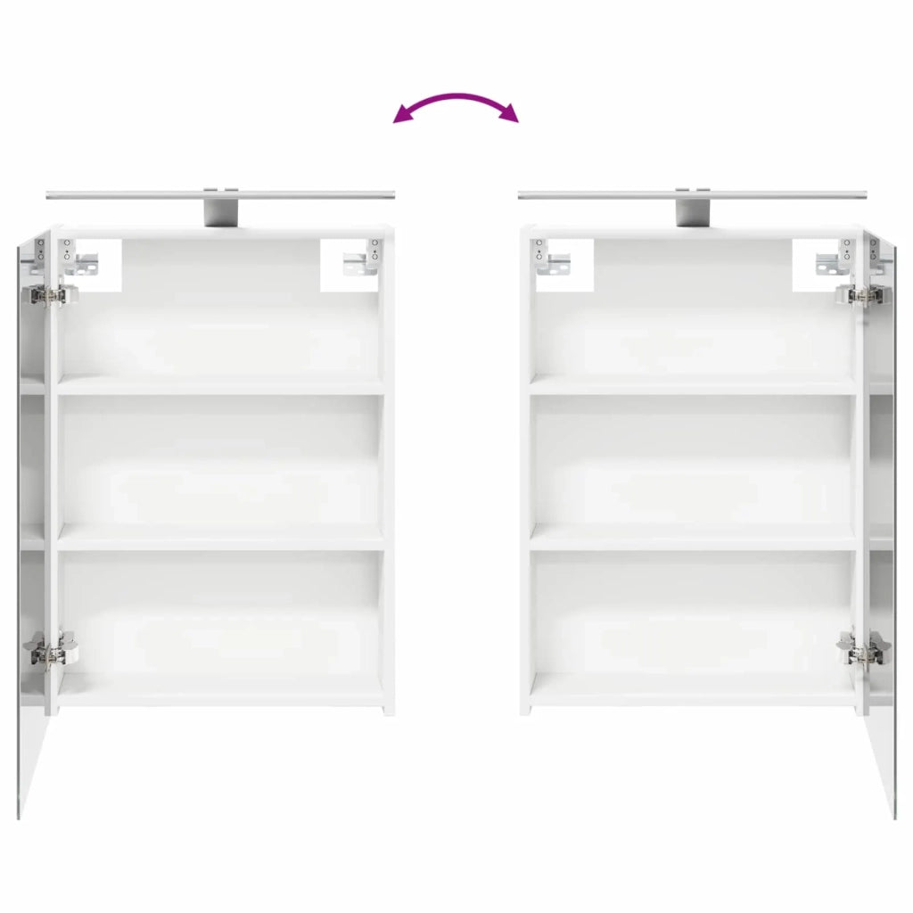 Set di mobili per il bagno 5 pcs Bianco 3407031