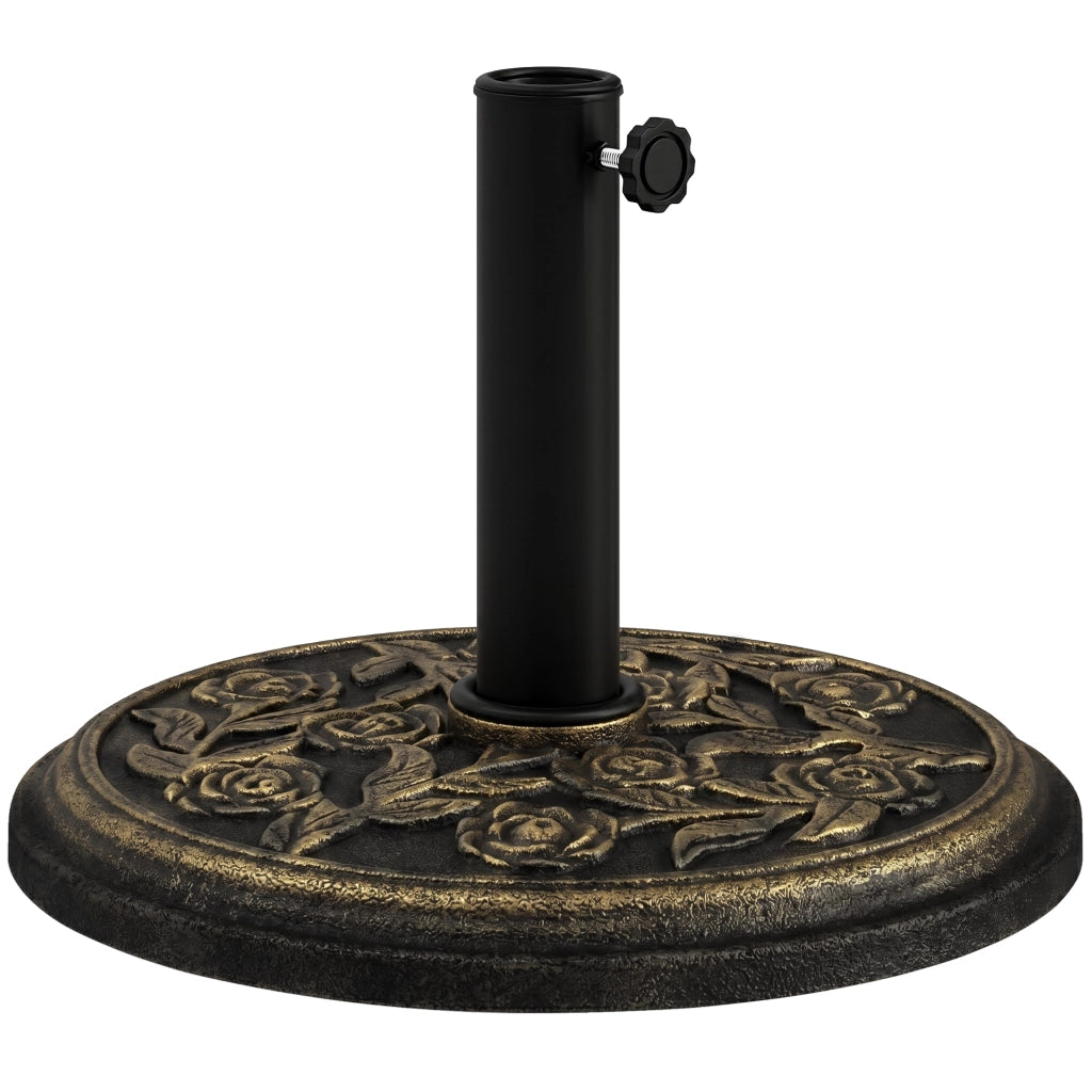 Supporto parasole in resina ¨C zephmum ¨C bronzo ?45.5x31cm 9kg