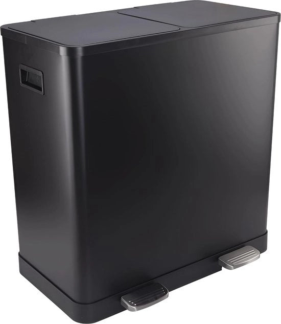 Contenitore per Rifiuti - Cestino per Rifiuti da 60 Litri con Coperchio Soft-Close e Cesti Rimovibili