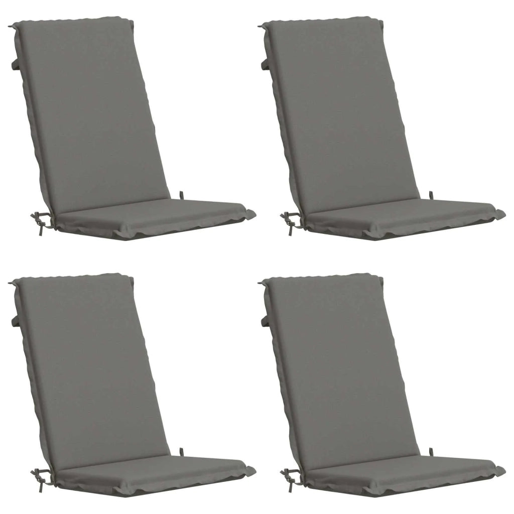 Cuscini Bhair Alto Schienale in 4 Pezzi GEMERT 4 pcs Grigio 945892