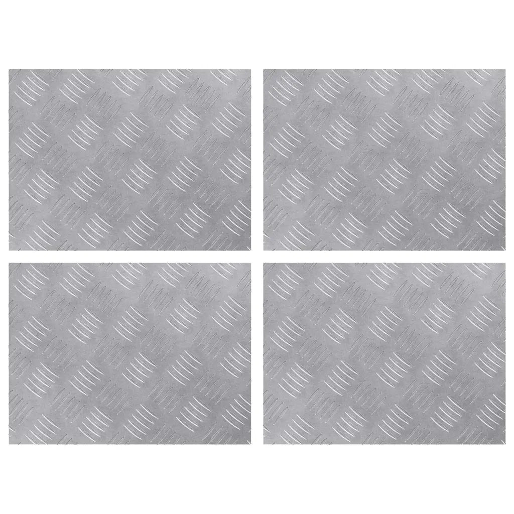 Gradini per Scale 4 pcs Argento 40 x 30 cm Alluminio 4104290