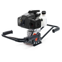 Mototrivella a benzina, manovrabile da 2 persone con motore di 3 CV 2.2kW 63,3ccm, Trivella a scoppio