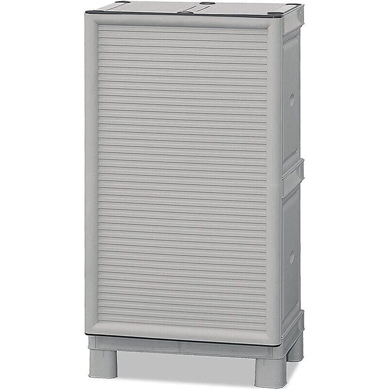 ARMADIO CONCERT DI MEDIA ALTEZZA IN POLIPROPILENE 50 X 39 X 92 CM COLORE GRIGIO
