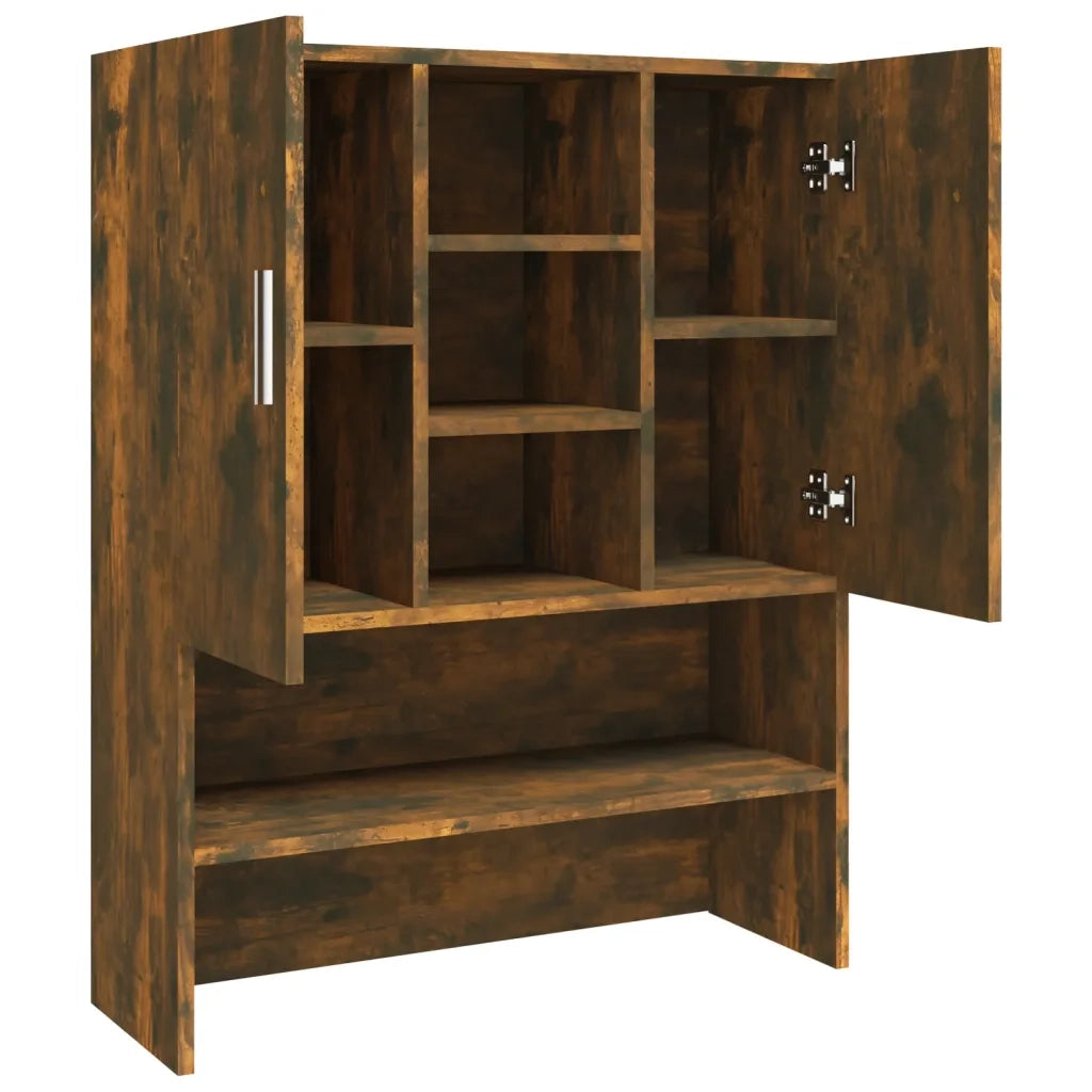 Mobile per Lavatrice Rovere Fumo in Legno Multistrato 3120182