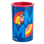 Trade Shop - Temperamatite Rotondo A 2 Fori Topolino Con Serbatoio Per Scuola Casa Bambini 961198 -