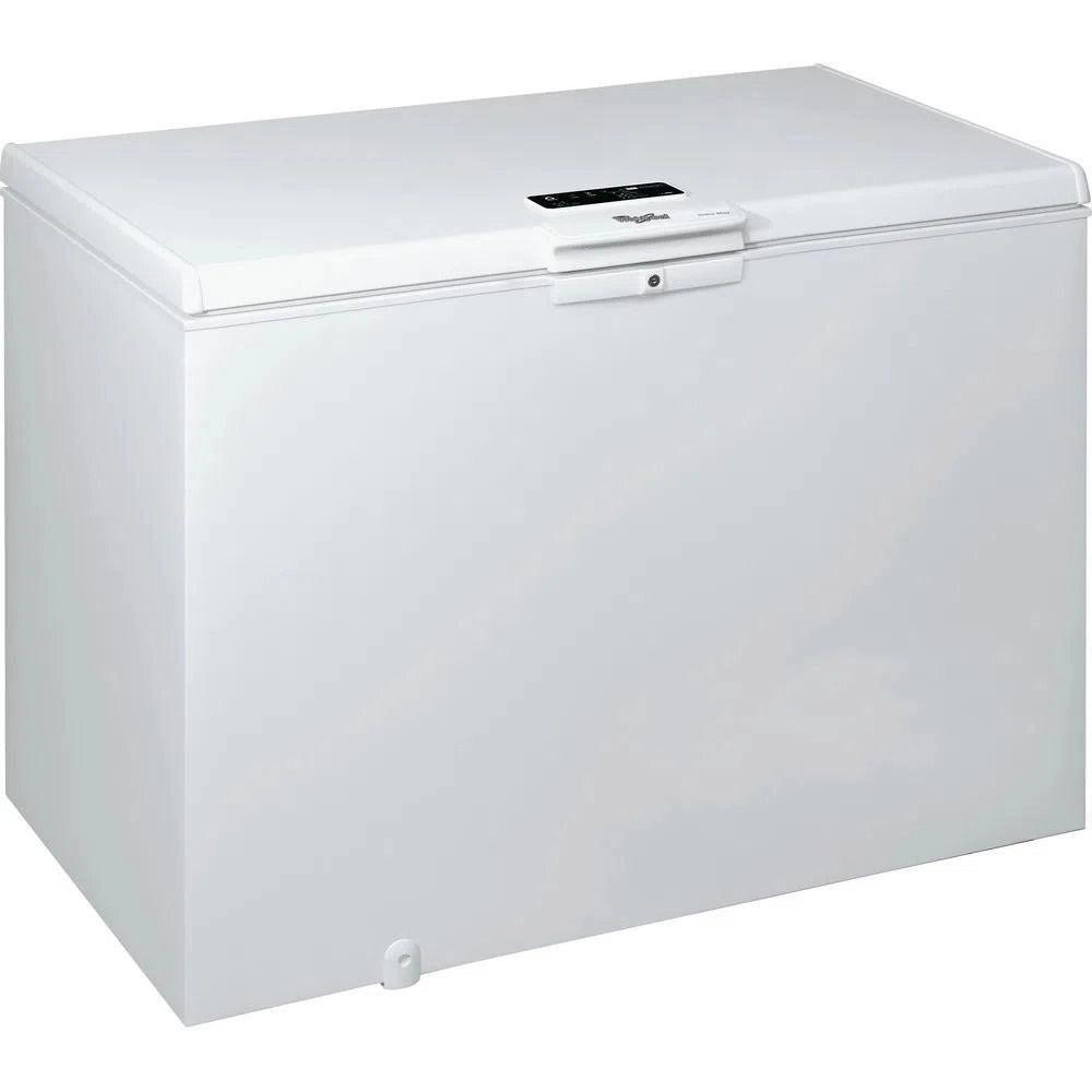 Whirlpool WHE39392T Congelatore a Pozzetto Capacita' 395 Litri Classe energetica E Tecnologia Sesto Senso TurboFreeze 916X1405X698 Bianco