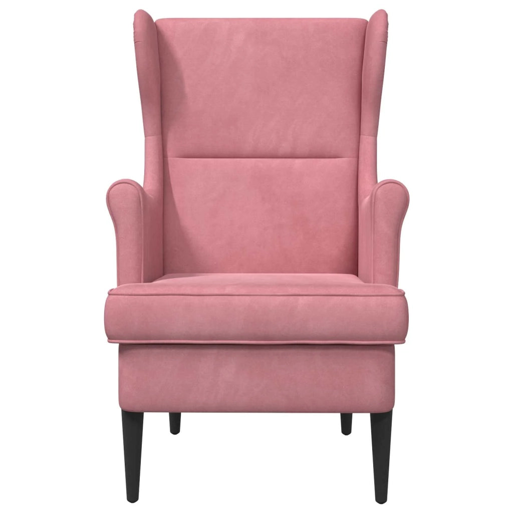 Poltrona | Sedia Relax Rosa Velluto