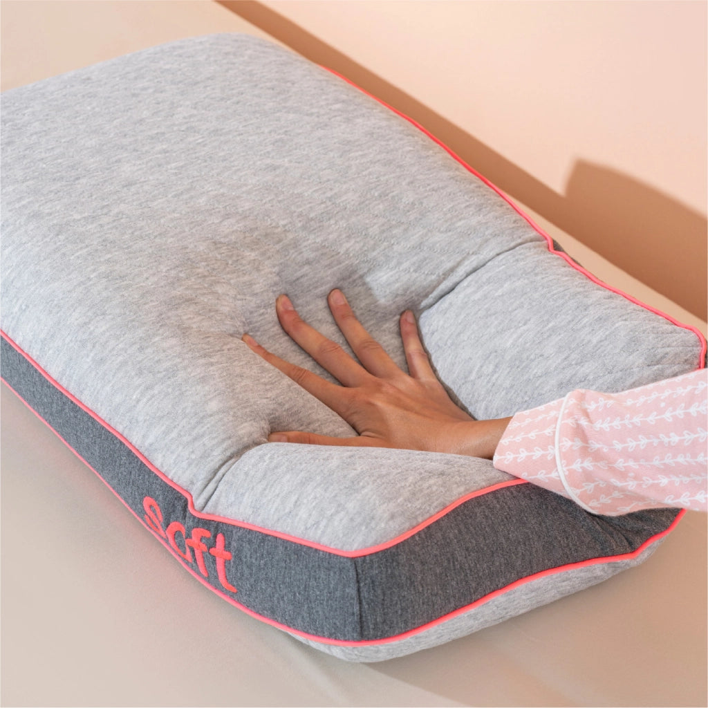 Cuscino Memory Foam 60x40x12 cm – Guanciale a Saponetta Ortopedico Traspirante, Disponibile Soffice, Medio o Rigido, Supporto Comfort per Testa e Collo, Federa Sfoderabile Lavabile Soffice