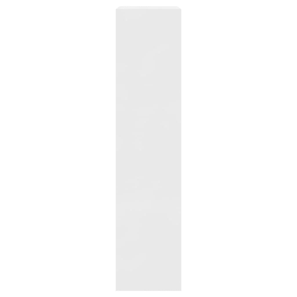 Scarpiera mobile contenitore per scarpe mobile per ingresso/corridoio/soggiorno finitura lucida 63 x 24 x 103 cm legno ingegnerizzato bianco 02_0021310