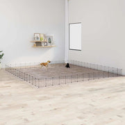 Gabbia per animali domestici con 60 pannelli e porta 35 x 35 cm nera 02_0041594