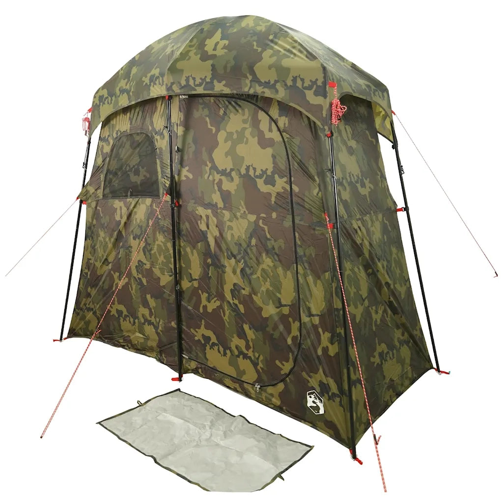Tenda da Doccia per 2 Persone-Tenda Doccia Portatile Mimetica Impermeabile