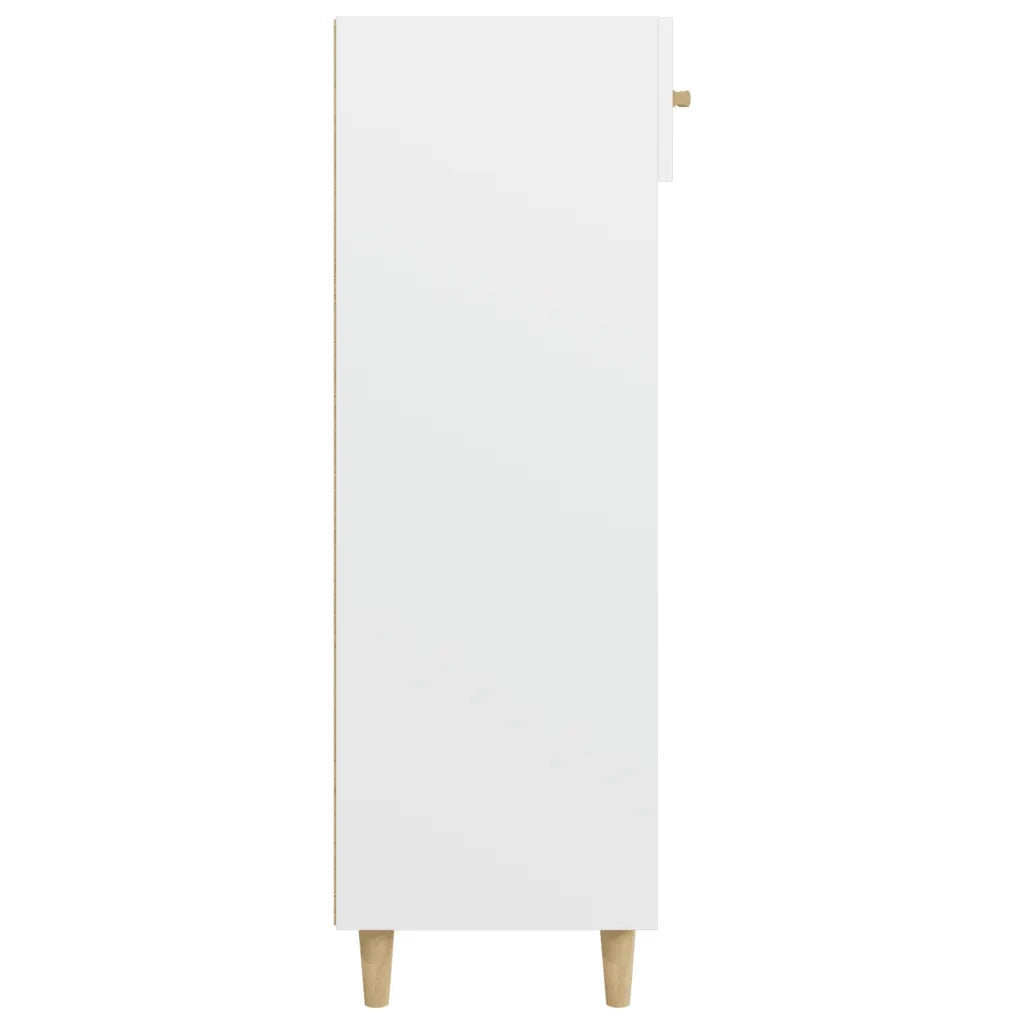 Scarpiera | Mobile per scarpe Bianca 60x35x105 cm in Legno Multistrato