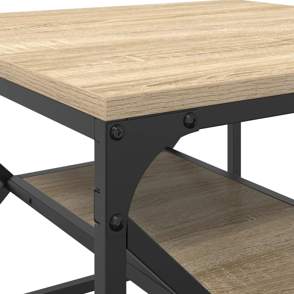 Tavolino da CaffÃ¨ con Ripiano in Rovere di Sonoma Â– 51x50x40 cm Â– Realizzato in Legno Ingegnerizzato