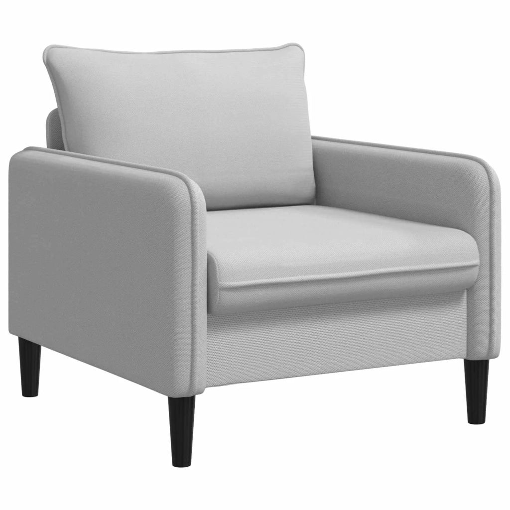 Poltrona XL Grigio Chiaro Velluto 42043546