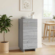 Credenza Sonoma grigio 33,5 x 34,5 x 75 cm Legno ingegnerizzato 8011519