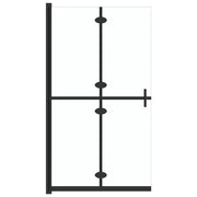 Parete per Doccia Walk-in Pieghevole in Vetro ESG 90x190 cm CFW9677067