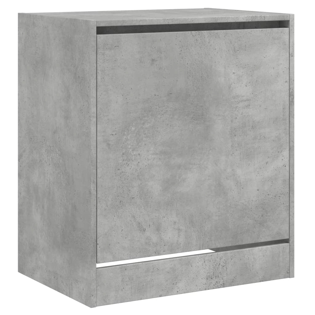Scarpiera mobiletto portascarpe mobile per ingresso/corridoio/soggiorno 60 x 42 x 69 cm legno ingegnerizzato grigio 02_0021839