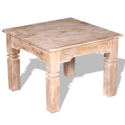 Tavolino da Salotto in Legno Massello di Acacia 60x60x45 cm 244052