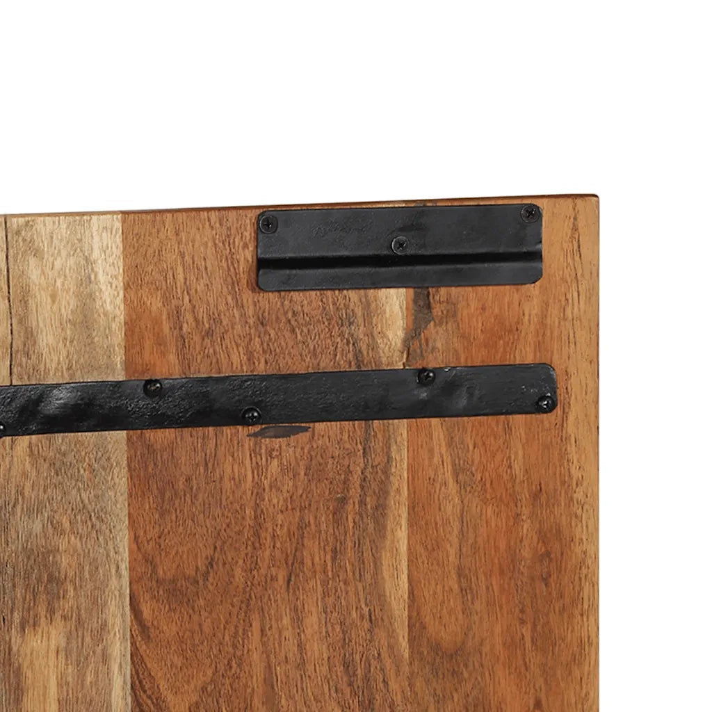 vidaXL Testiera 200 cm in Legno Massello di Acacia