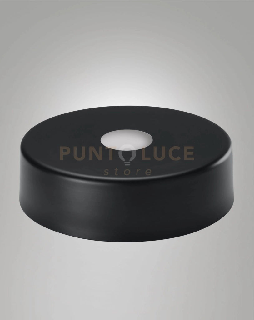 3805-57-101 DIFFUSORE/PARALUME IN METALLO NERO D.35CM H.10CM PER KIT LUCI LED 14W
