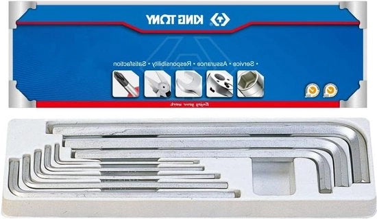 Set di chiavi a lama a 6 facce extra lunghe metriche da 8 pezzi - 20208MR01