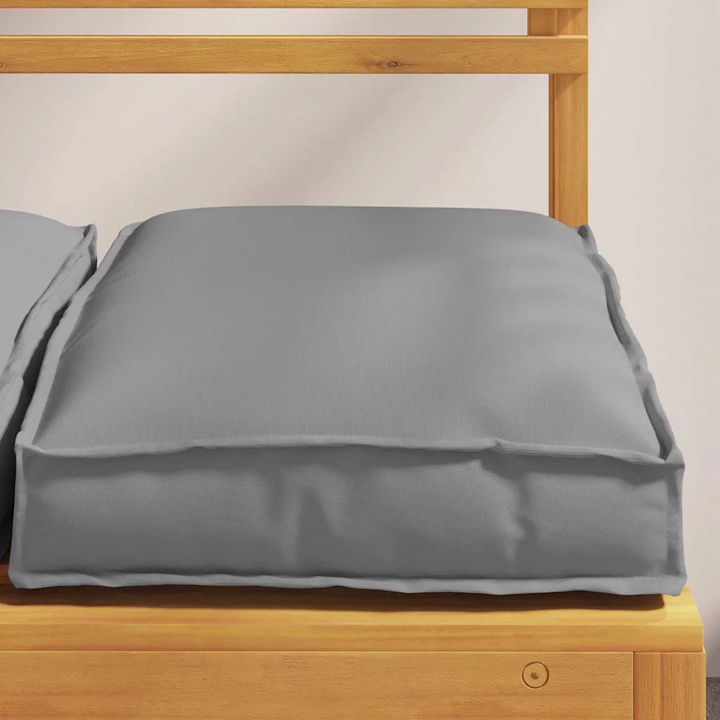 Cuscino 4 pcs Grigio 40 x 40 x 8 cm Tessuto Oxford 42001589