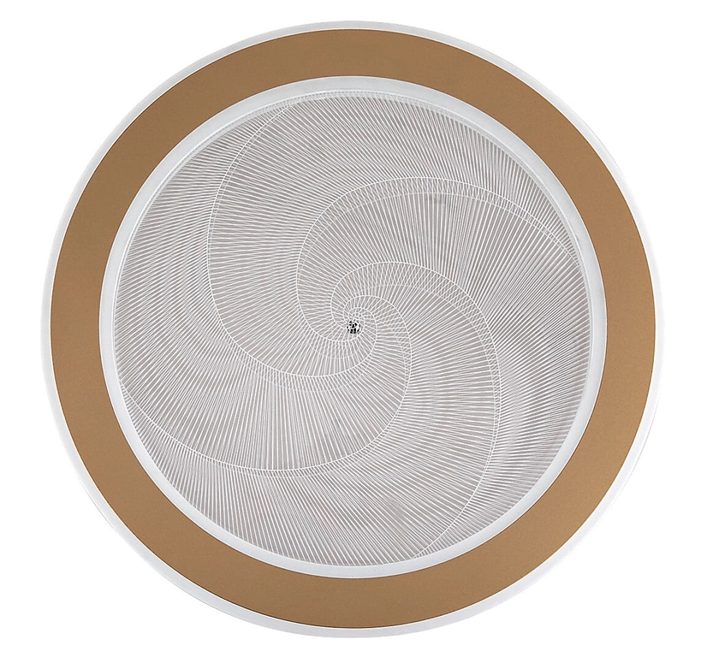 Plafoniera LED integrato Efrael oro tonda Rabalux