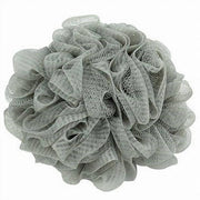 Trade Shop - Set 2pz Spugna Rete Spugnetta Doccia Bagno Esfoliazione Pelle Corpo Grigia 79581 -