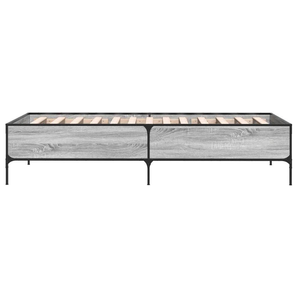 Giroletto senza Materasso-Struttura Letto Rovere Sonoma 90x190 cm 614292
