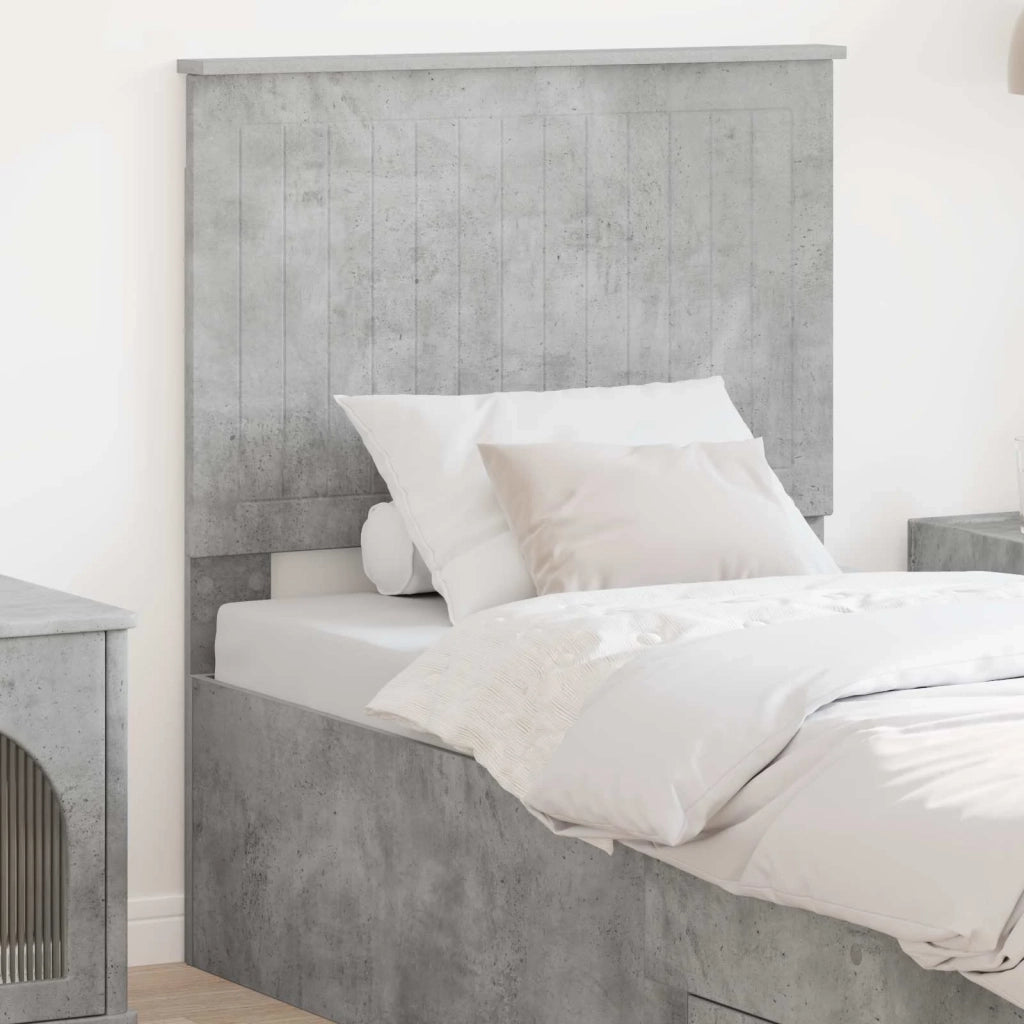Testiera Grigio cemento Legno ingegnerizzato 887817