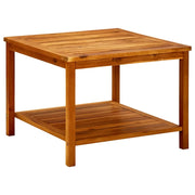 Tavolino da Salotto 60x60x45 cm in Legno Massello di Acacia 316403