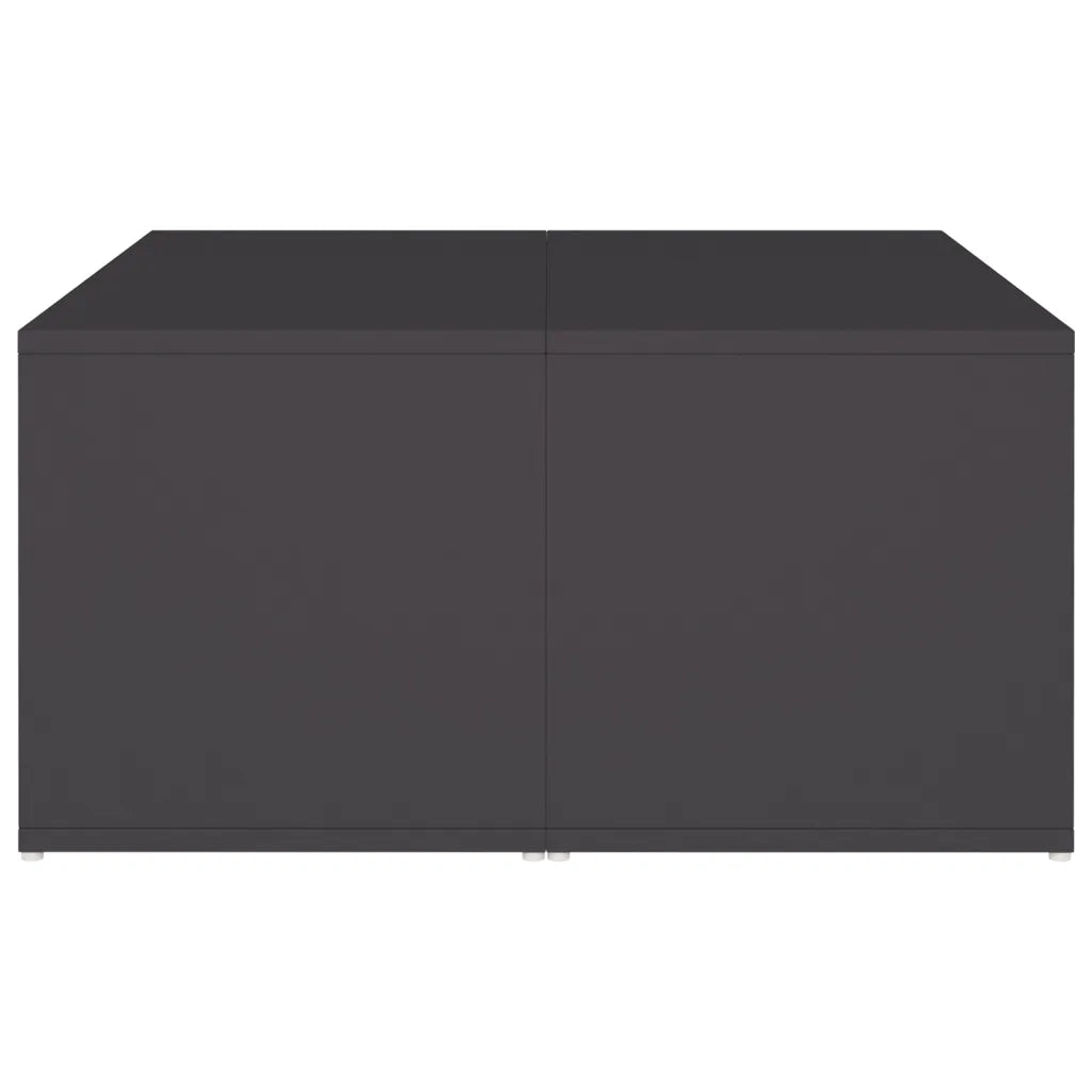 Tavolini da Salotto 4 pz Grigi 33x33x33 cm in Truciolato cod mxl 9274