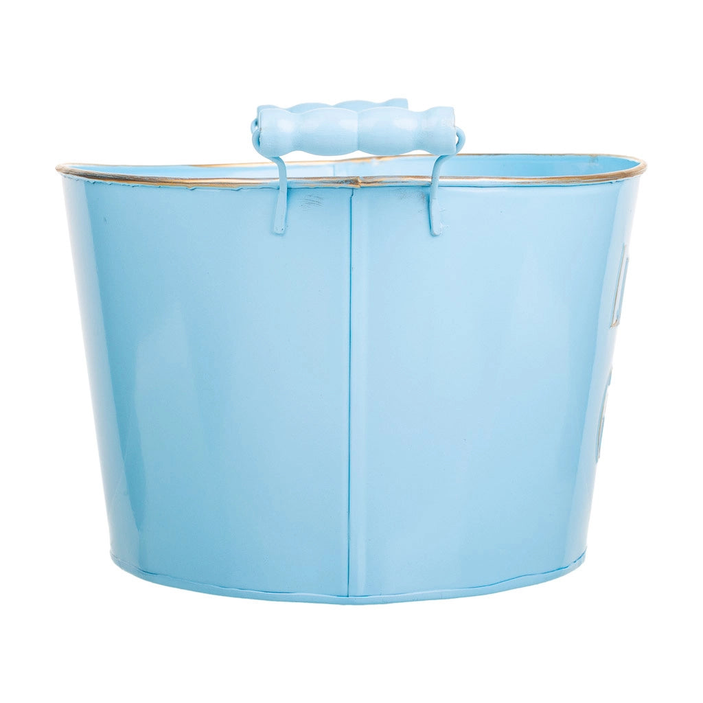 Lavabo metallo blu 38/33,5x24,5x16,5/19h b:28x19,5