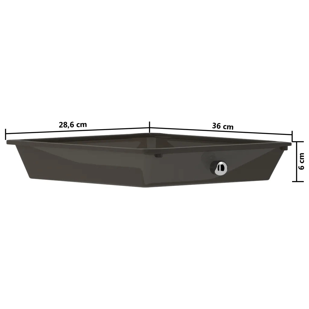 Carrello Portaoggetti XXL con 15 Cassetti Nero in Plastica 320407