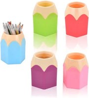 Penne da scrivere per scrivania - 5 pezzi - Pen holder creativo in plastica - Pen holder a spazzola - Organizzatore per accessori da ufficio
