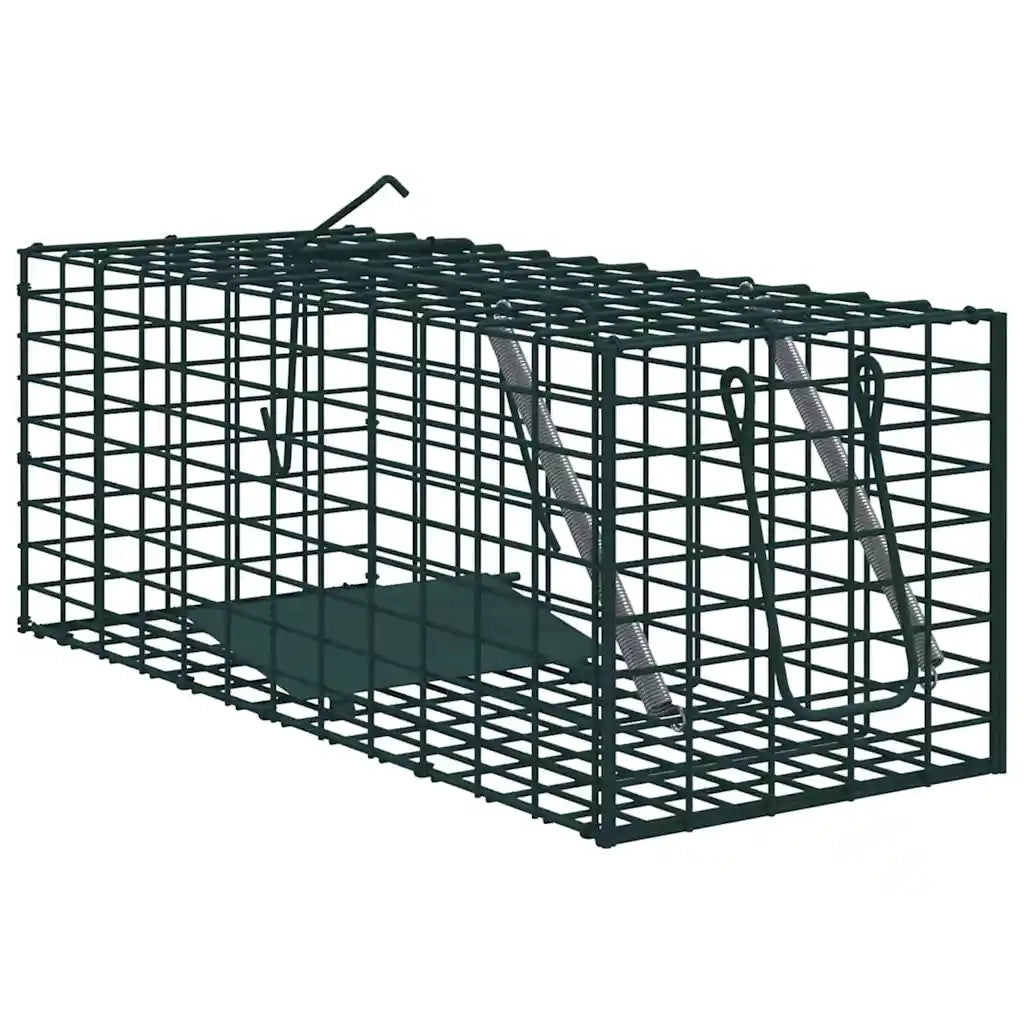 Trappola per animali Verde 31 x 13 x 12cm Acciaio CFW9170543