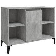 Mobile sottolavabo da bagno 80 x 33 x 60 cm in legno ingegnerizzato grigio 02_0006837