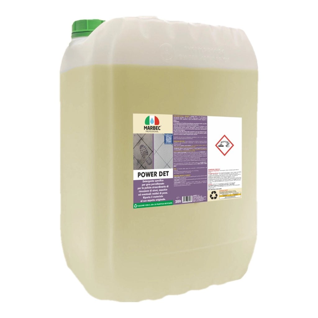 Come pulire il gres porcellanato POWER DET   20LT