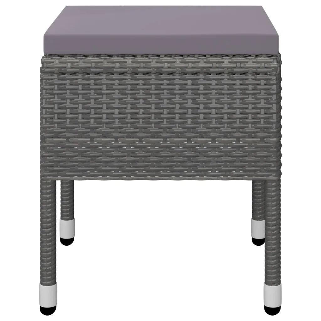 Set Mobili da Pranzo per Giardino 5 pz Grigio cod mxl 69139