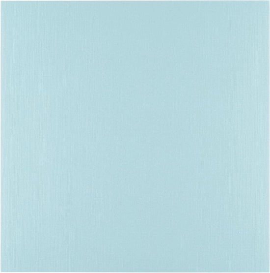 Papiro di cartone 250 g - carta da scrapbooking blu ocean - 305 x 305 cm - adatto per inviti eleganti, scatole di regalo e progetti artistici