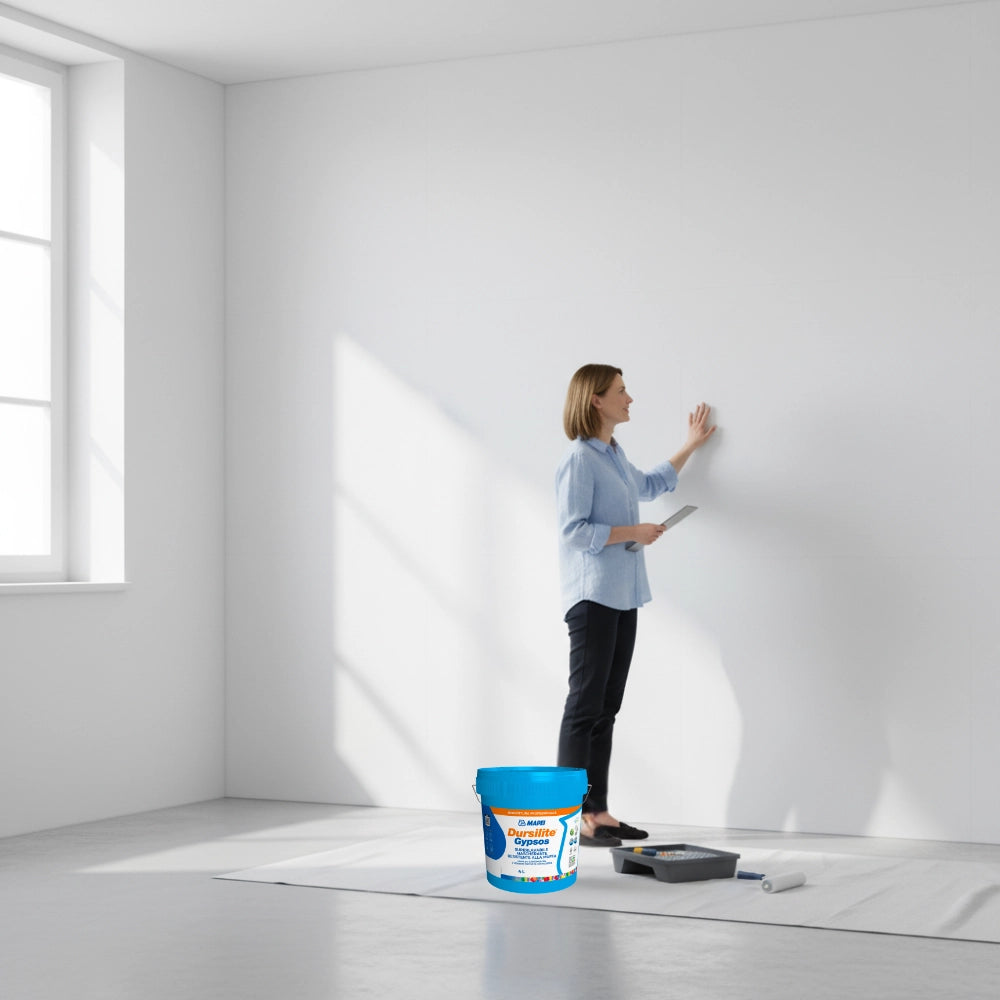 Dursilite gypsos 4 l idropittura antimuffa superlavabile per cartongesso