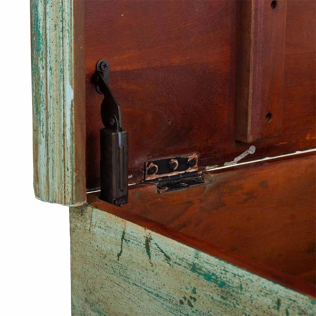 Cassapanca in legno 101x40x47h cm