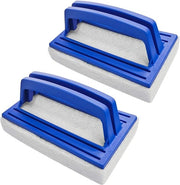 Spazzolino per piscine - per pulire le pareti di piscina, vasca idromassaggio e vasca - Spazzolino per piscine - Blu - 2 Pezzi